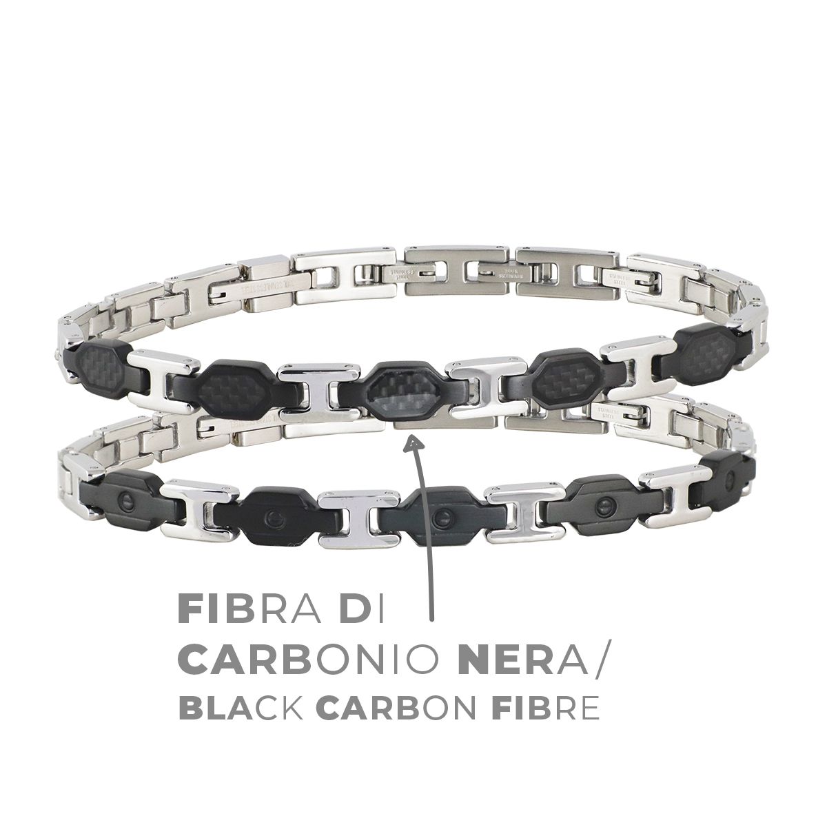 Fibra di carbonio nera - Black carbon fibre