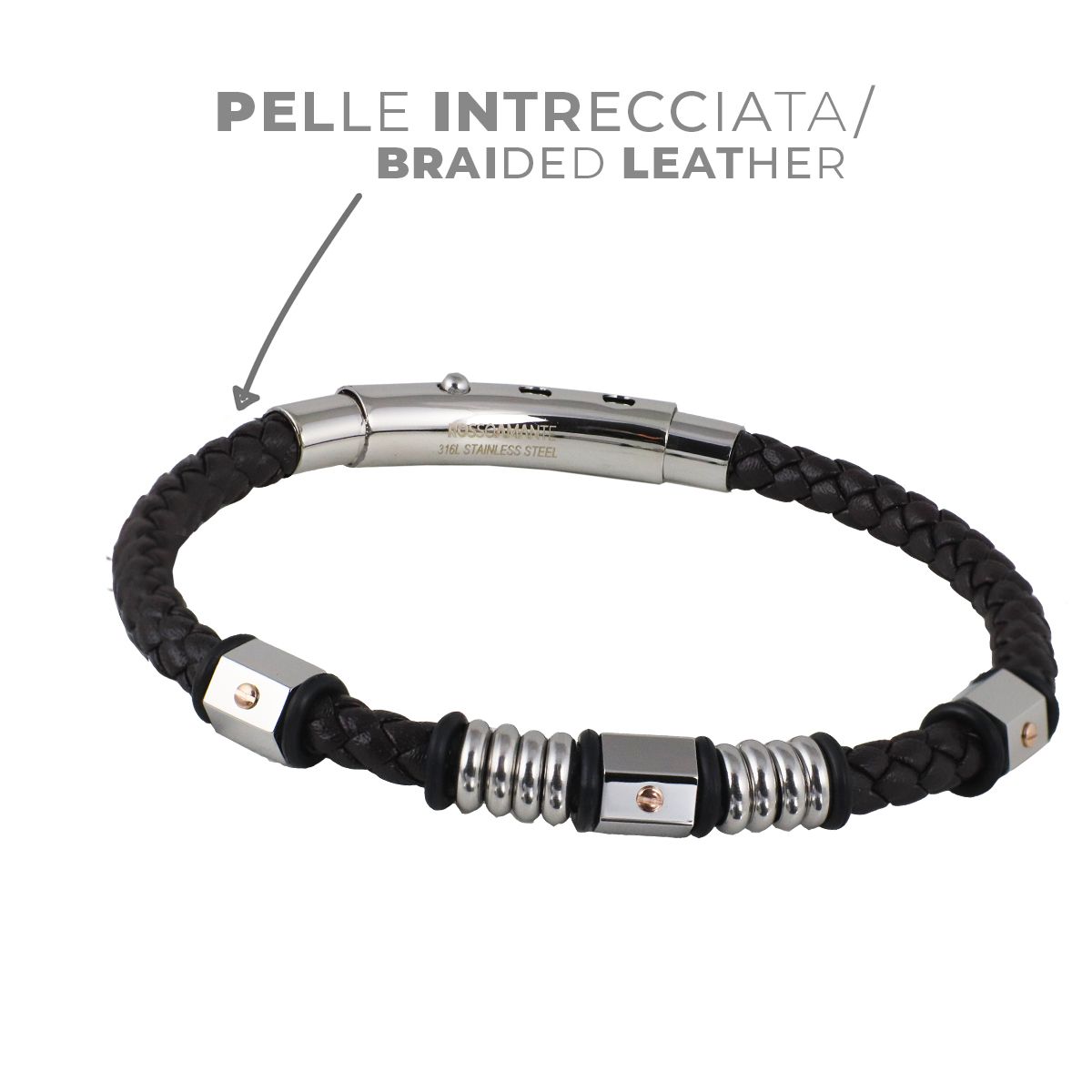 pelle intrecciata - braided leather